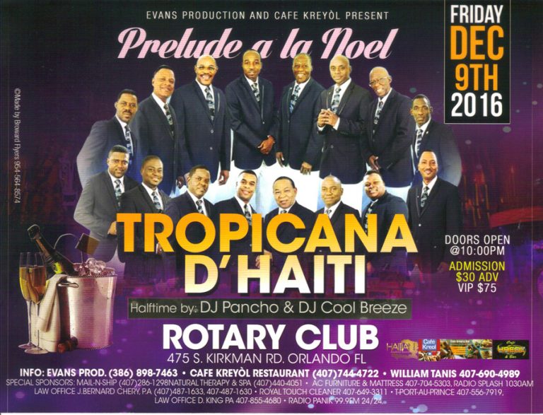 Tropicana D’Haiti Sakapfet Orlando